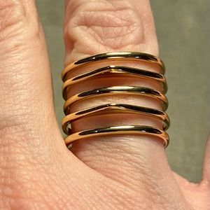 Stella & Dot Maylee Ring-Gold & Adjustable